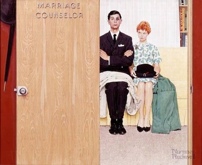 Retro photography paintings by Norman Rockwell