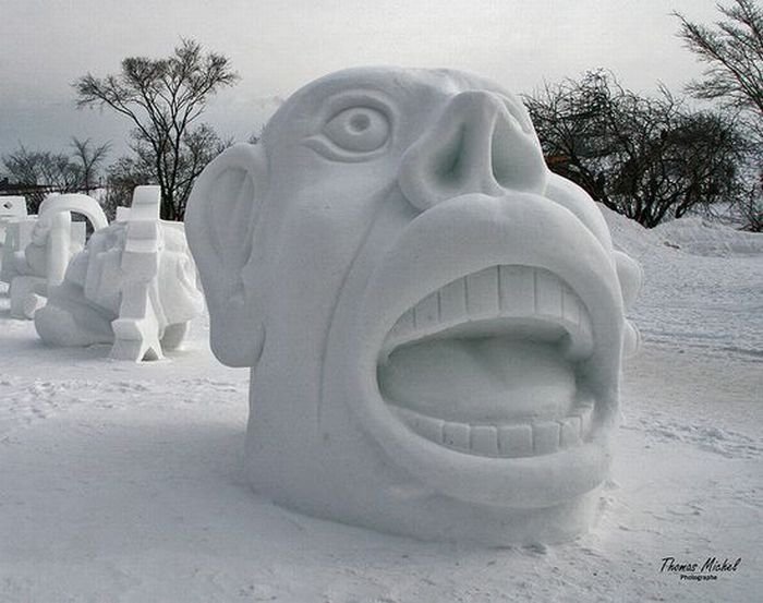 snow sculpture