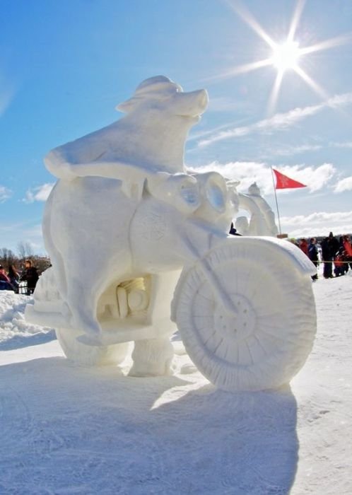 snow sculpture