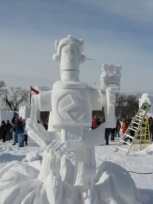 snow sculpture