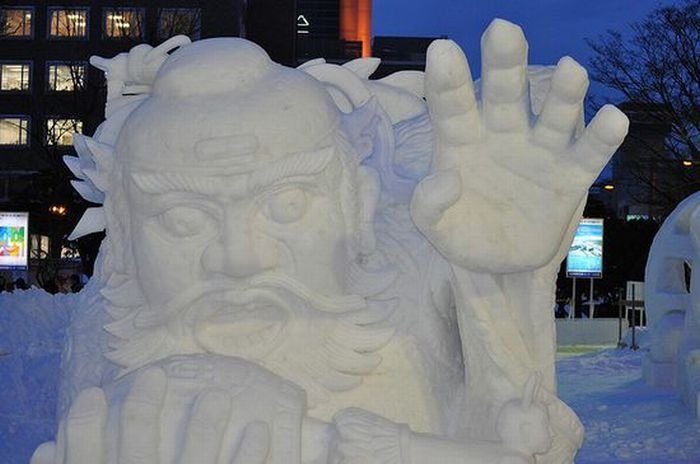 snow sculpture