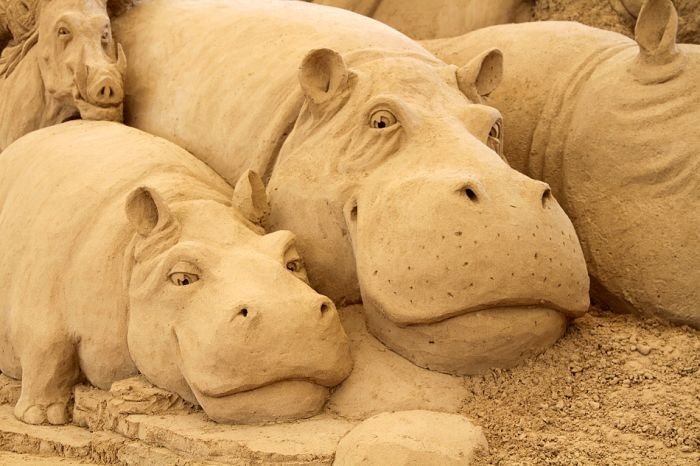 The Sand Museum in Tottori, Japan