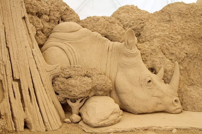 The Sand Museum in Tottori, Japan