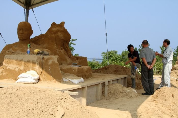The Sand Museum in Tottori, Japan
