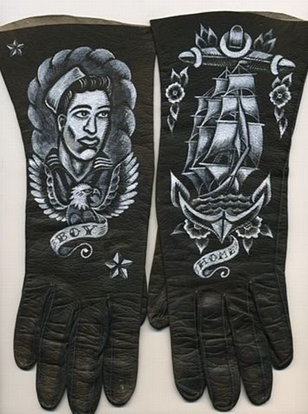 The Tattooed gloves by Ellen Greene