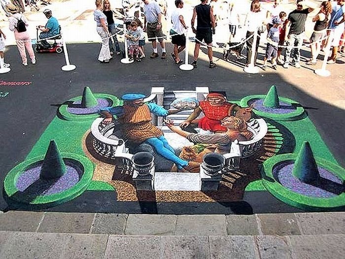 3D street art