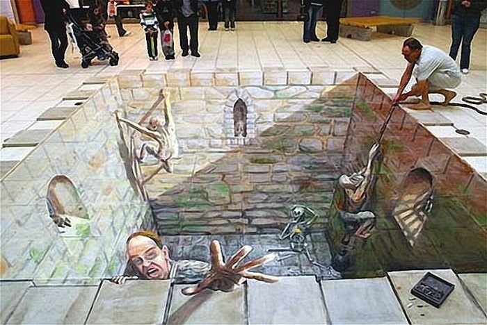 3D street art