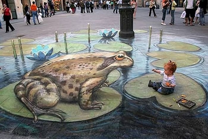 3D street art