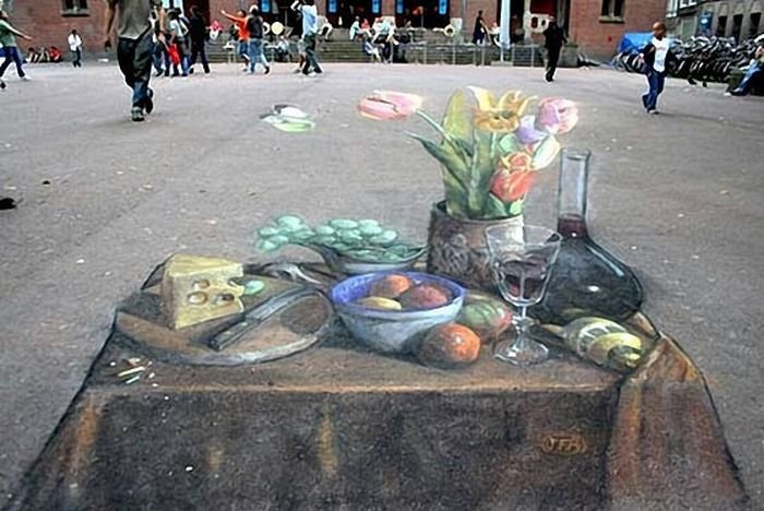 3D street art