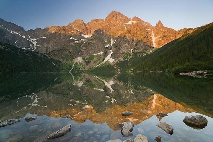 reflections in water