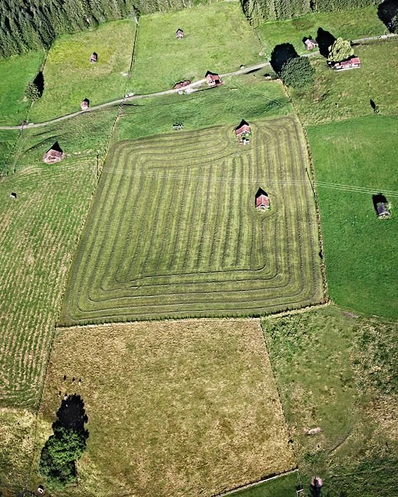 Aerial photography by Bernhard Lang