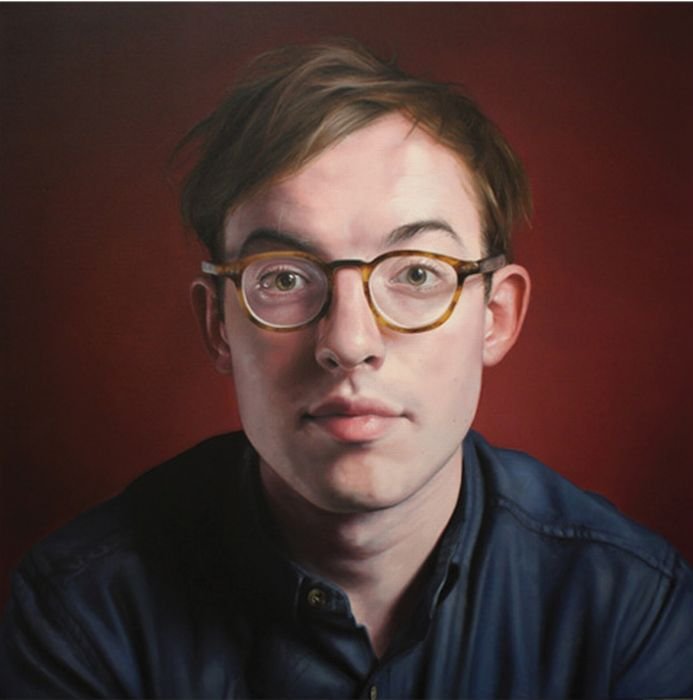 Painting portrait by Joe Simpson