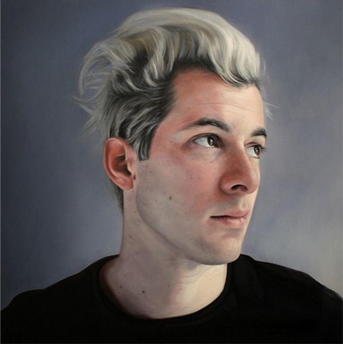 Painting portrait by Joe Simpson