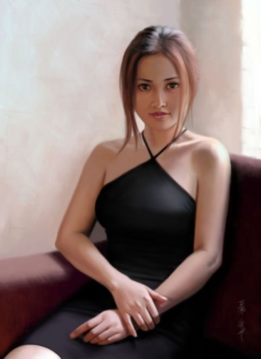 computer graphics digital painting portrait illustration