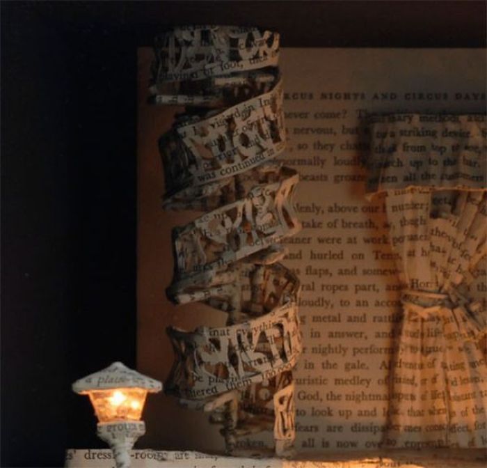 book sculptures