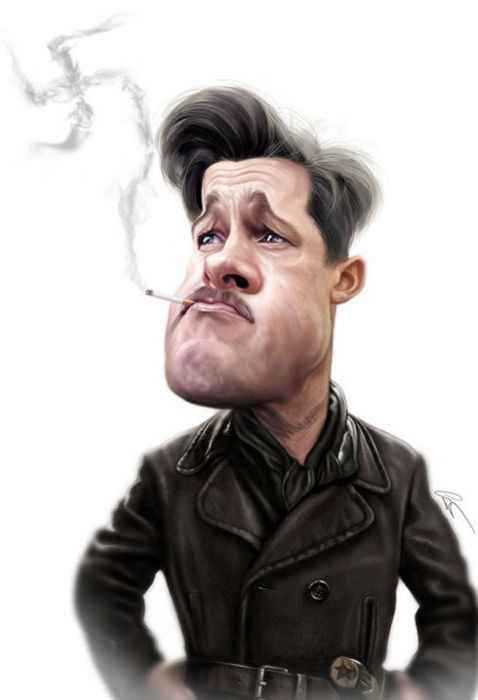 Celebrity caricatures by Marco Calcinaro