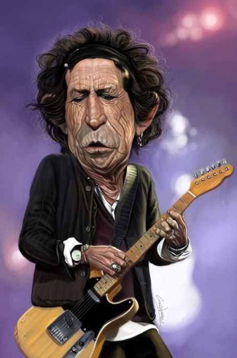 Celebrity caricatures by Marco Calcinaro