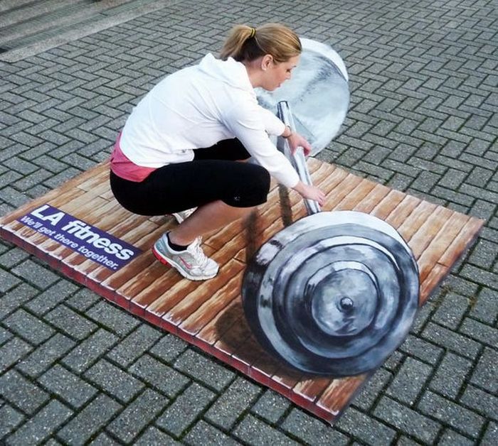 3D street art