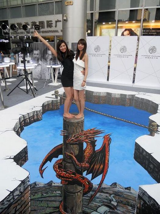 3D street art