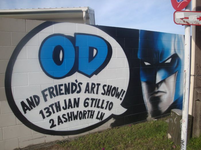 Street art graffiti by Owen Dippie