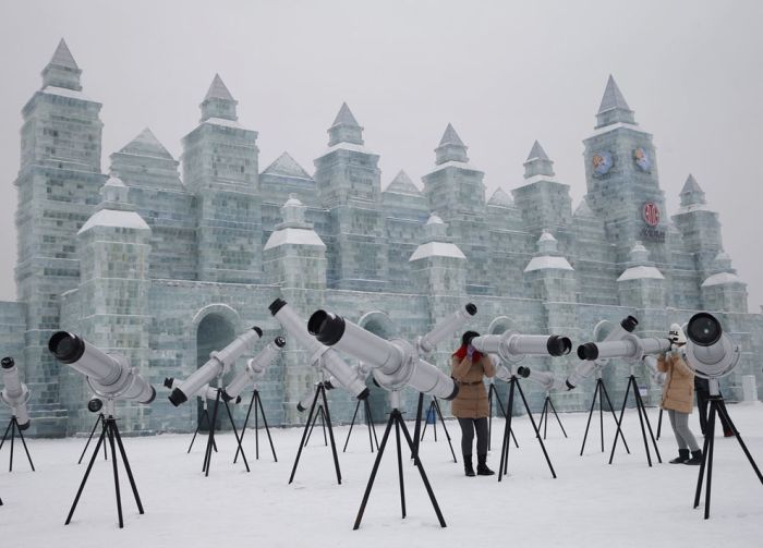 Harbin International Ice and Snow Sculpture Festival 2015, Heilongjiang province, China