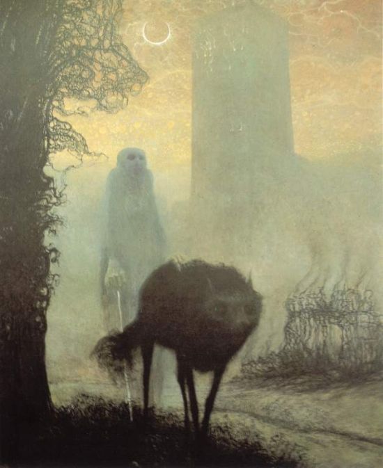 Fantastic realism and surrealistic oil paintings by Zdzisław Beksiński