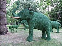 Art & Creativity: green statues