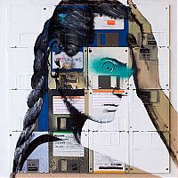 Art & Creativity: ilustrations from floppy disks