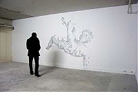 Art & Creativity: wall painting from staples