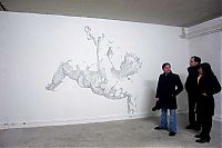 Art & Creativity: wall painting from staples