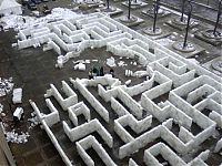 Art & Creativity: ice maze