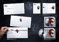 Art & Creativity: Bloodthirsty corporate stationery design by Jacques Pense