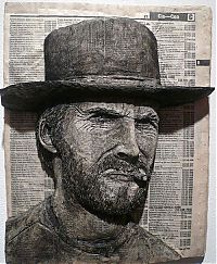Art & Creativity: Phone book carvings by Alex Queral