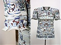 Art & Creativity: Porcelain clothes by Li Xiaofeng