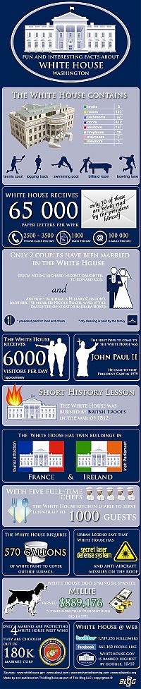 Art & Creativity: interesting facts about white house