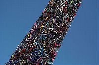 Art & Creativity: Bicycle obelisk by Mark Grieve and Ilana Spector