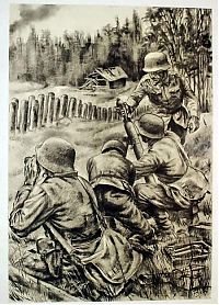 Art & Creativity: Word War II pencil drawing