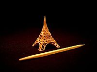 Art & Creativity: one toothpick tiny sculpture