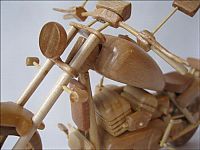 TopRq.com search results: Miniature wooden motorcycles by Vyacheslav Voronovich
