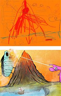 TopRq.com search results: Re-imagining kids' drawings by Garrett Miller