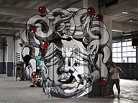 Art & Creativity: medusa graffiti optical illusion