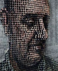 Art & Creativity: 3D screw portraits by Andrew Myers