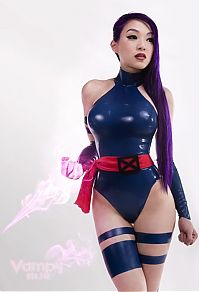 Art & Creativity: cosplay girl wearing a latex outfit