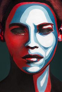 TopRq.com search results: Weird Beauty series, Art of Face paintings by Alexander Khokhlov