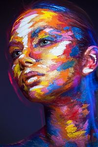 TopRq.com search results: Weird Beauty series, Art of Face paintings by Alexander Khokhlov