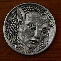 Art & Creativity: hobo nickel art coin