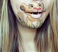 Art & Creativity: Cartoon characters face makeup by Laura Jenkinson