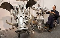 TopRq.com search results: Hubcap sculpture creatures by Ptolemy Elrington