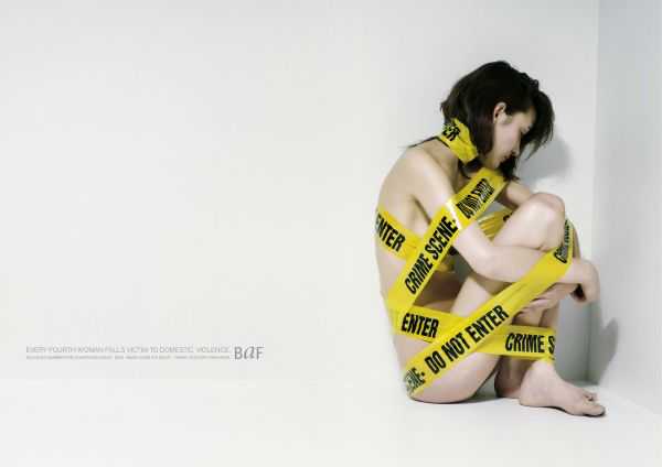 violence against women ads