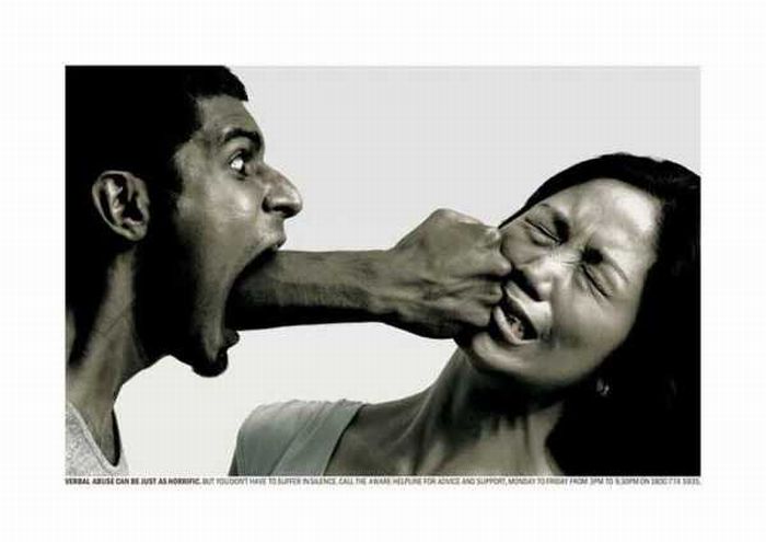 violence against women ads